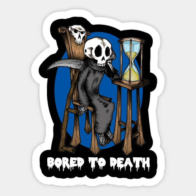 Bored to Death Sticker by inkninja